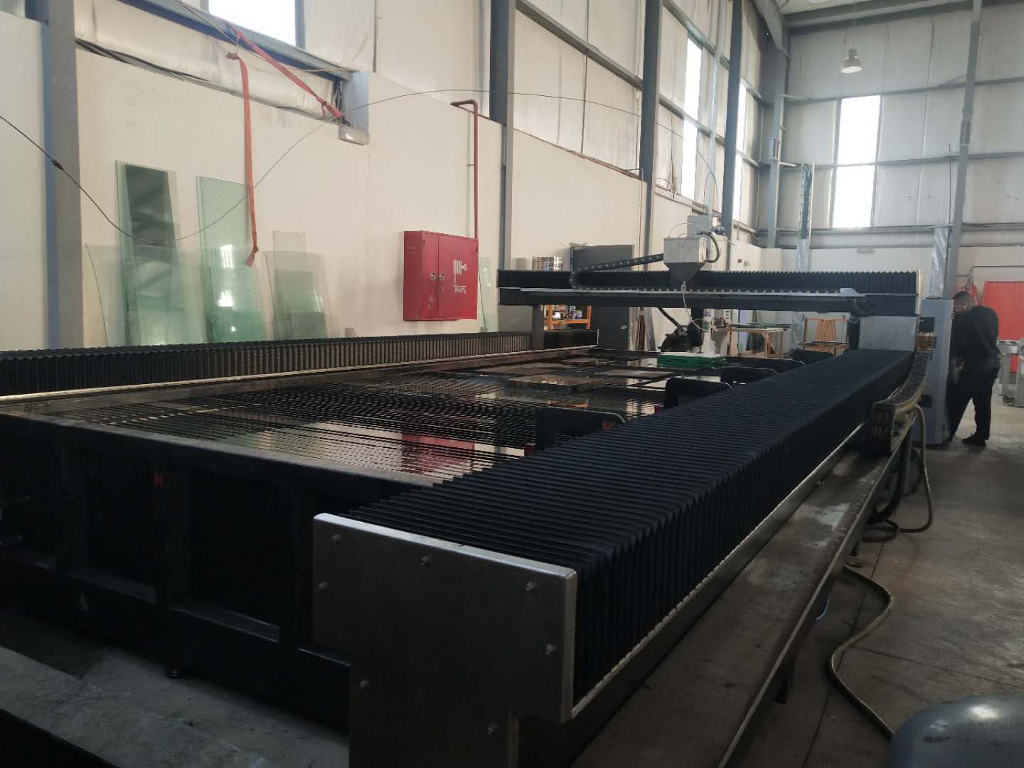 Glass waterjet